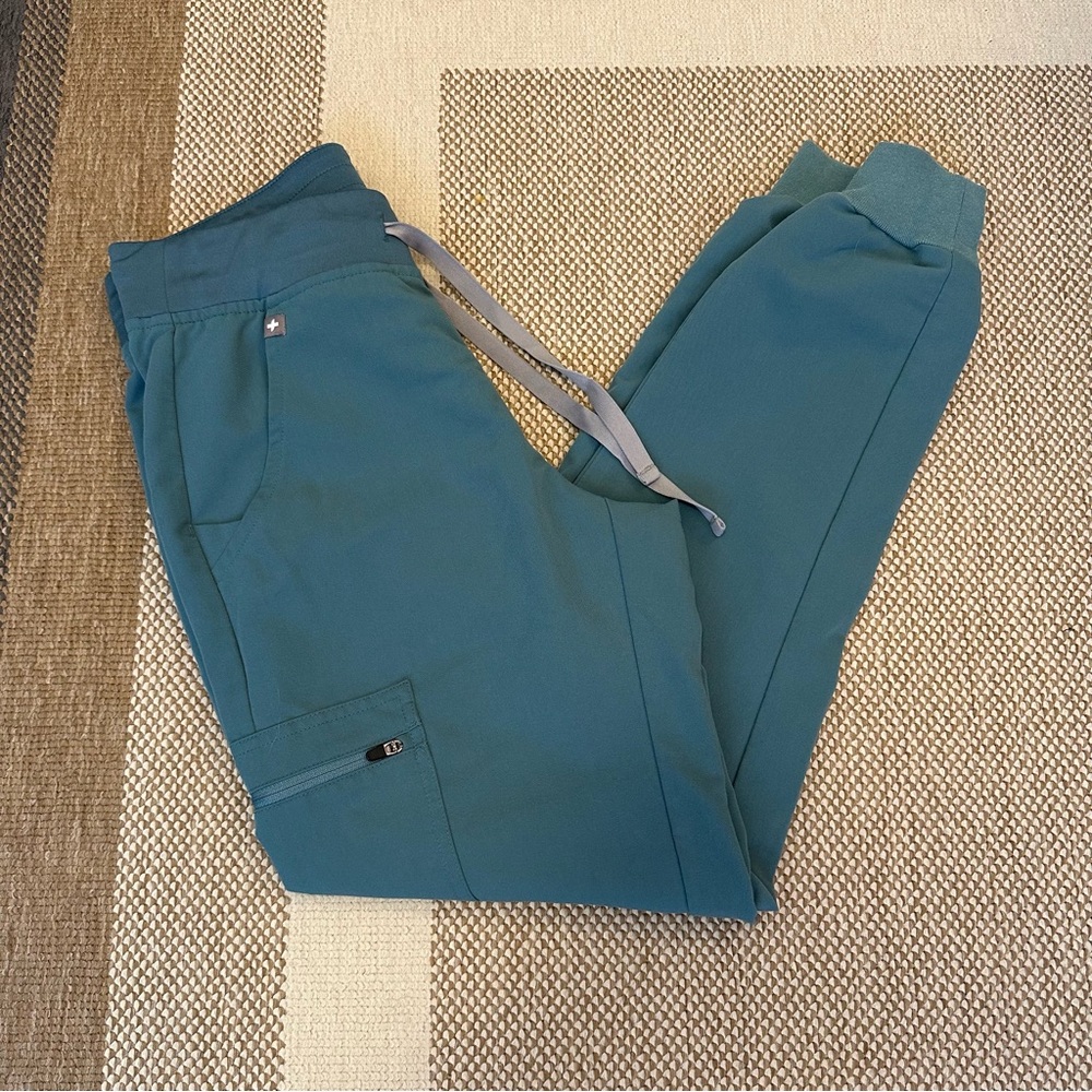 Figs "Hydrogreen" Zamora Jogger Scrub Pants, Size XS